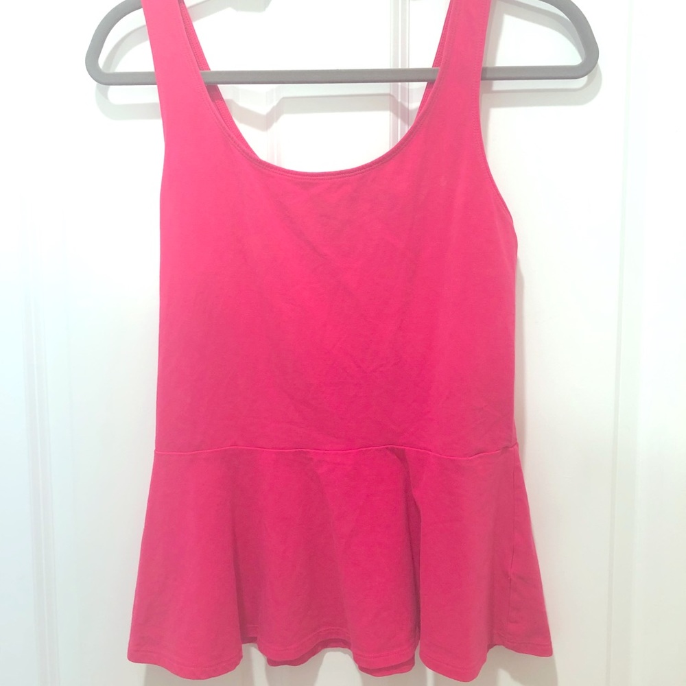 Express peplum tank